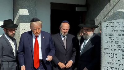 Long Island marks year since Hamas attacks, as Trump visits historic Queens burial site