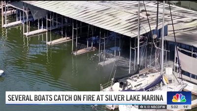 Boat fire at Silver Lake Marina leaves 1 hurt, several boats damaged