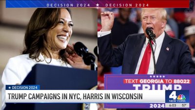 Trump campaigns in NYC ahead of Al Smith dinner, while Harris holds rally in Wisconsin