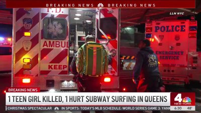 Teenage girl killed, another badly hurt in subway surfing incident