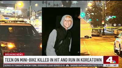 Teen killed in Koreatown hit-and-run minibike crash