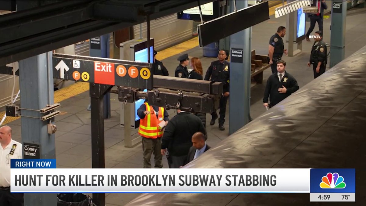 Hunt for killer in Brooklyn subway stabbing – NBC New York