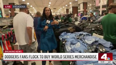 Dodgers World Series championship merch on sale after their win against Yankees