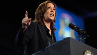 Democratic presidential nominee Vice President Kamala Harris