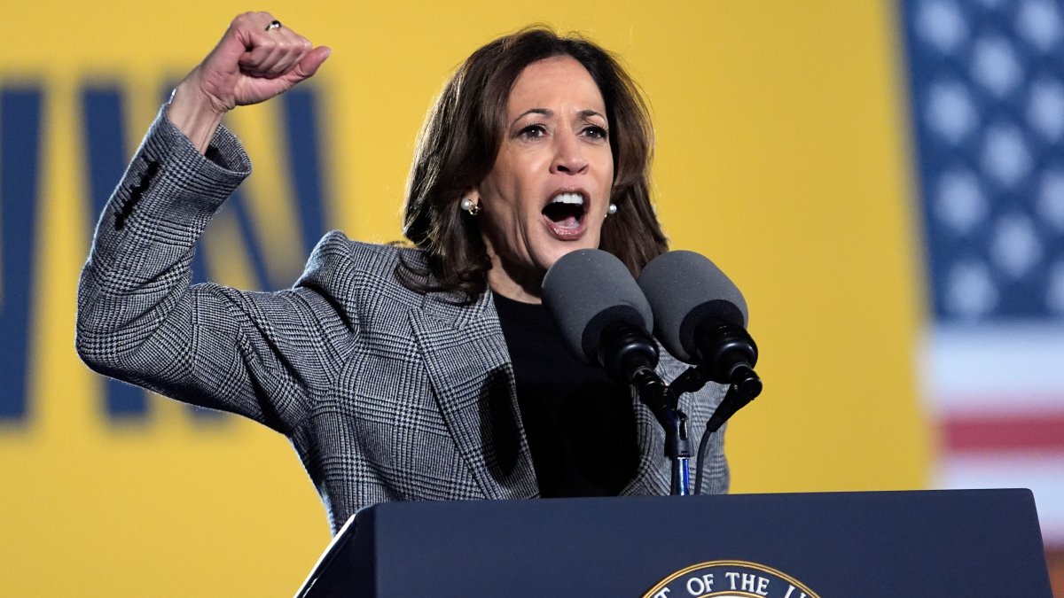 What time is Kamala Harris speaking today? – NBC New York