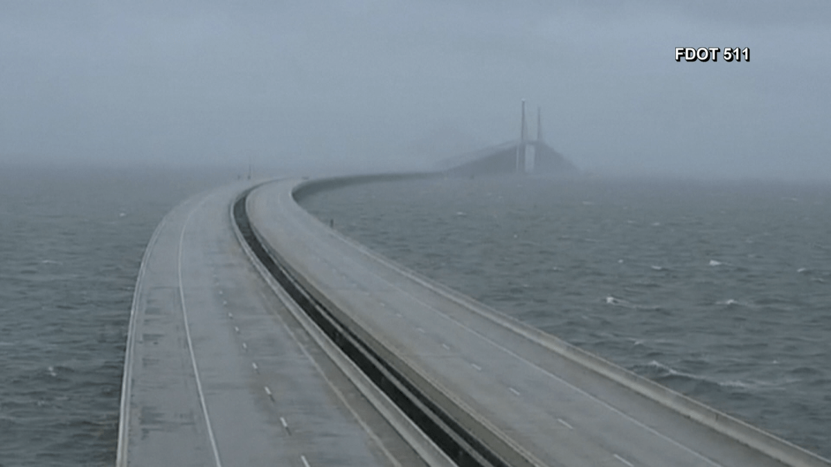 Tampa Bay’s Sunshine Skyway Bridge closed as winds pick up speed NBC