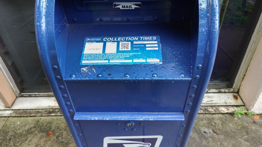 FILE: USPS mailbox (Photo by Joe Raedle/Getty Images)