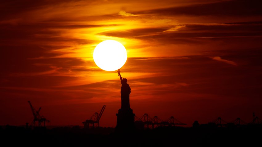 nyc sunset