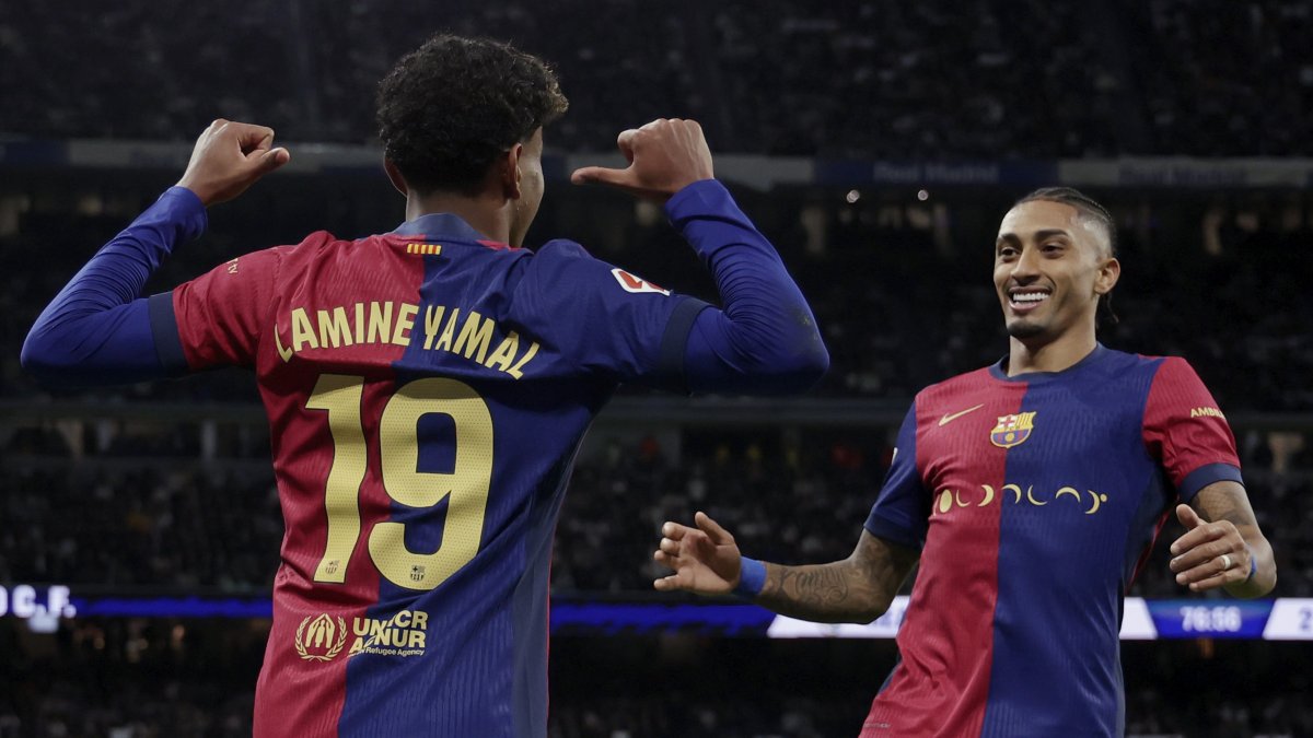 El Clasico: Lamine Yamal’s goal helps Barcelona rout Madrid 4-0 – NBC