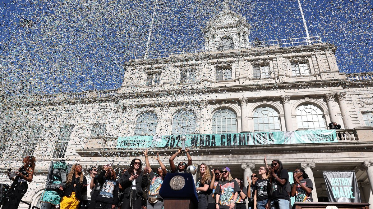 NYC honors Liberty with parade, Keys to the City after historic championship