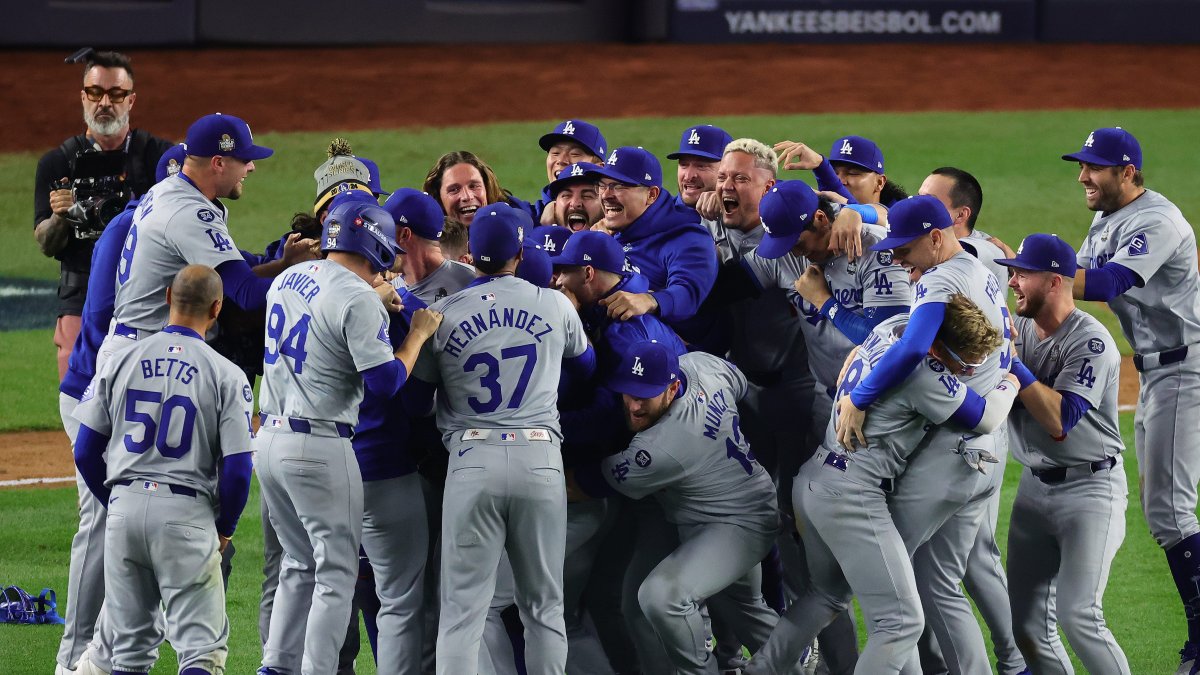 Live updates Dodgers beat Yankees in Game 5 to win World Series NBC