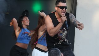 Fans meet Mets player Jose Iglesias and watch him perform his hit song, OMG, at Playland in Rye Aug. 3, 2024.