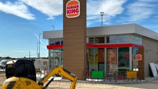 A new Burger King restaurant under construction in Tortosa, Spain, following the current expansion of Restaurant Brands International Inc. – the parent company of BK- in new and existing markets.