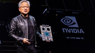 Jensen Huang, co-founder and CEO of Nvidia, speaks during an event in Taipei, Taiwan, on June 2, 2024.