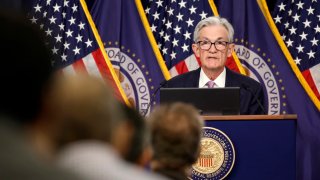 Federal Reserve Chairman Jerome Powell speaks during a news conference following the September meeting of the Federal Open Market Committee at the William McChesney Martin Jr. Federal Reserve Board Building on September 18, 2024 in Washington, DC.