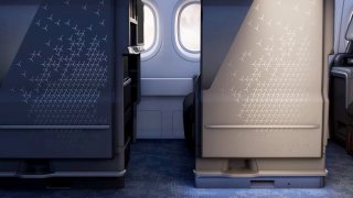 Singapore Airlines new business-class seats.