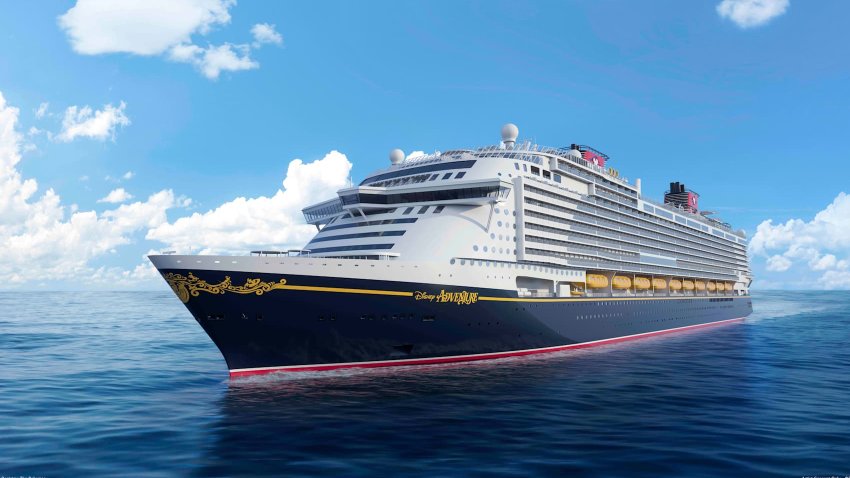 The Disney Adventure Ship.
