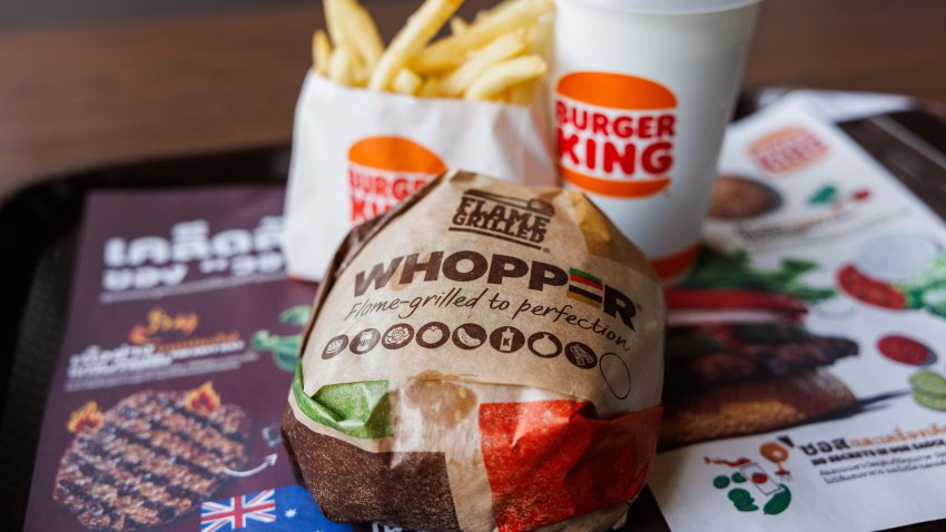 A Burger King Whopper Meal