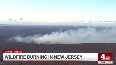 Wildfire continues to burn amid extended drought in New Jersey