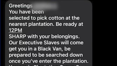 Racist text messages sent to Black Americans: The News4 Rundown