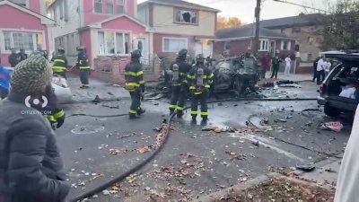 Work van explodes in Queens neighborhood