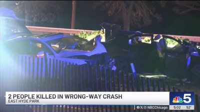 Wrong-way crash in Hyde Park leaves 2 dead