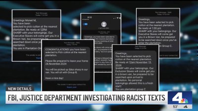 FBI, Jusice Department investigating racist texts