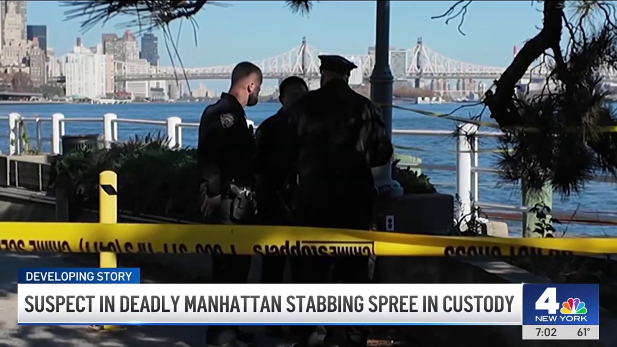 Suspect in deadly Manhattan stabbing spree in custody – NBC New York
