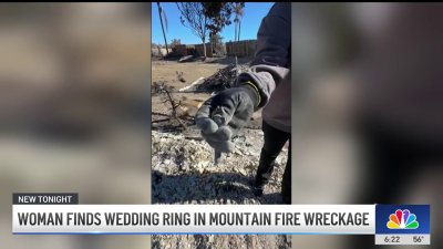 Wedding ring found in ashes of Mountain Fire in Camarillo