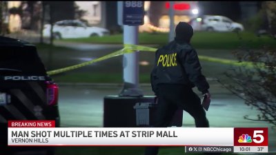 Man wounded in shooting outside Vernon Hills shopping center