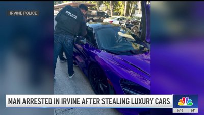 Purple McLaren recovered in Irvine auto theft investigation