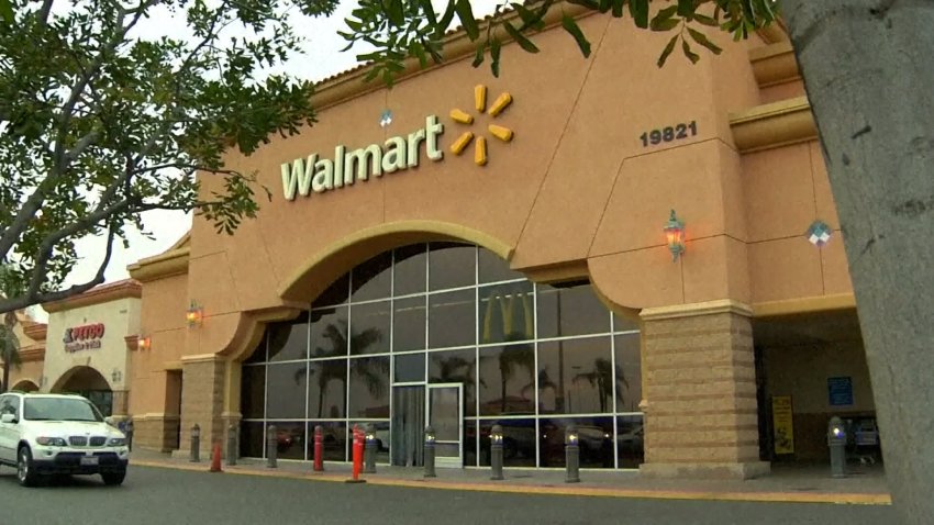 Still of a store front of Walmart