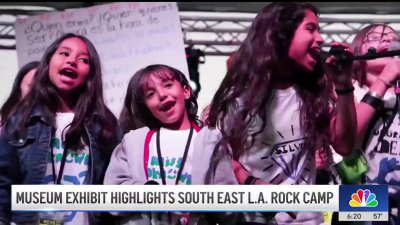 Museum exhibit highlights Southeast Los Angeles rock camp