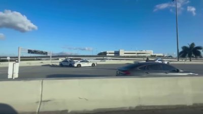 Scene of hit-and-run near Miami International Airport