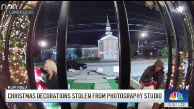 Christmas decorations stolen from business in Long Beach