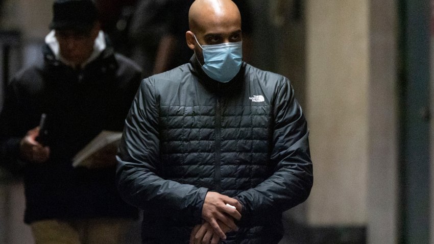 Eric Gonzalez is seen at Manhattan criminal court in New York, Tuesday, Nov. 12, 2024.