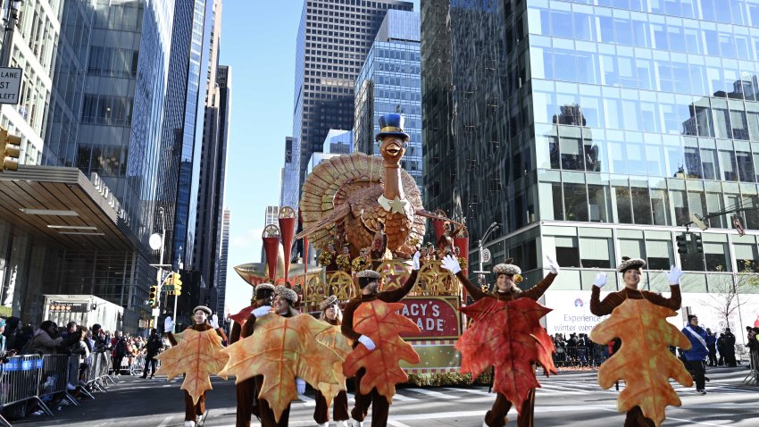 NEW YORK, NY – NOVEMBER 23: Macy’s Thanksgiving Day Parade held with crowd of ten thousands in New York City, United States on November 23, 2023. (Photo by Fatih Aktas/Anadolu via Getty Images)