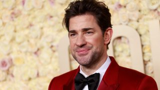 US actor John Krasinski arrives for the 81st annual Golden Globe