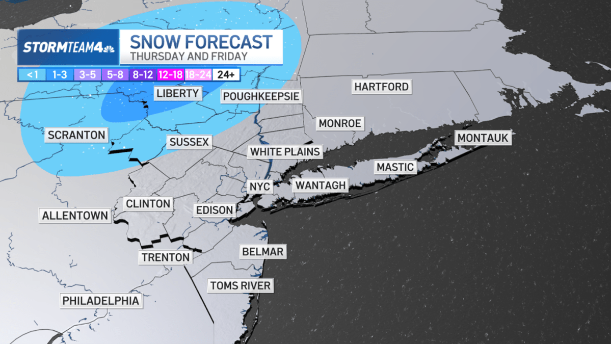 NYC's First Snow? Heavy Rain and Potential Flurries Expected This Week!