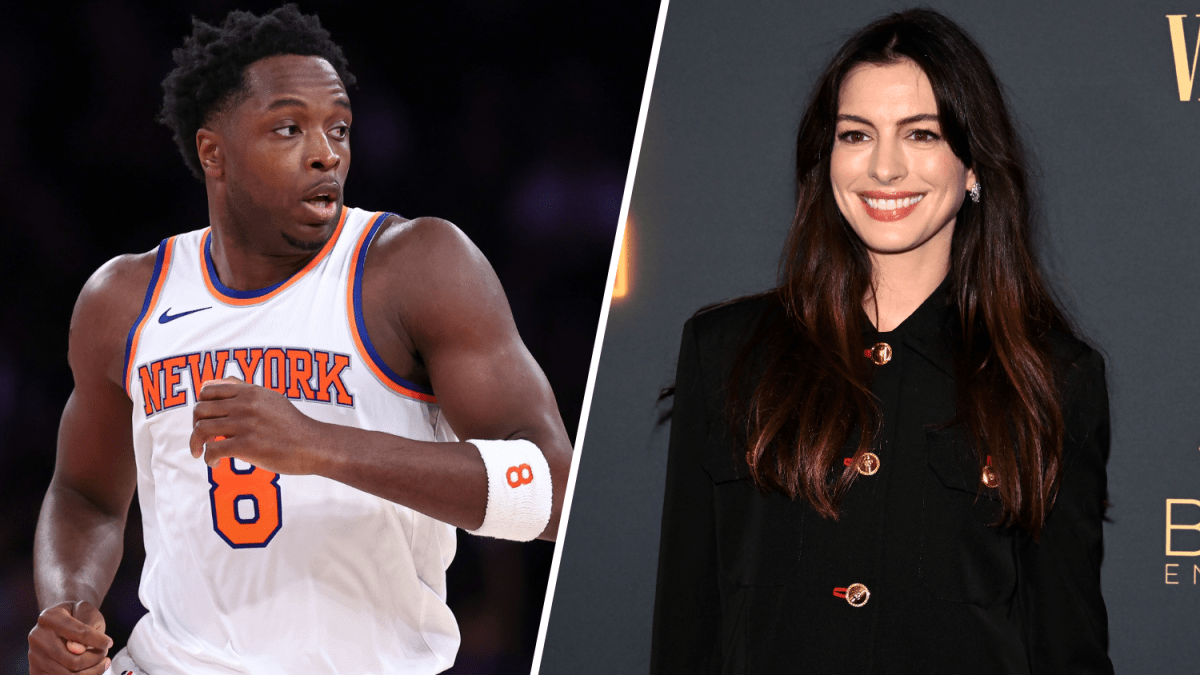 How Knicks’ OG Anunoby helped Anne Hathaway cross off bucket list item