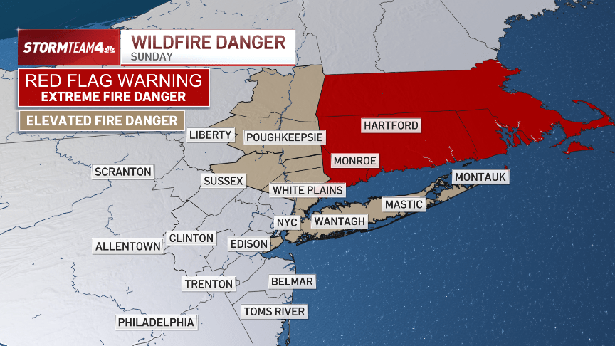 NY forest ranger dies fighting wildfire in Orange County – NBC New York