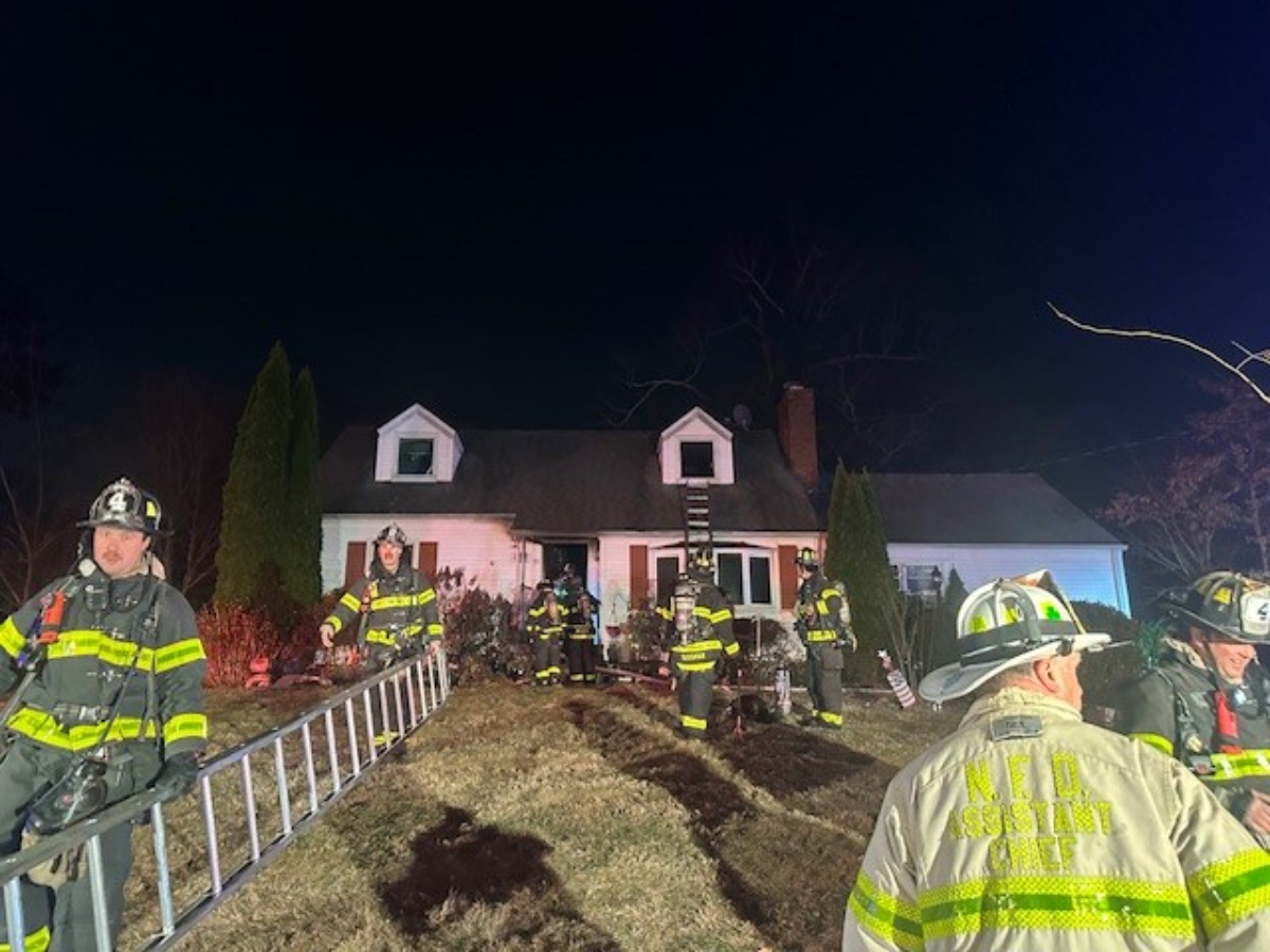 4 taken to hospital after fireplace breaks out at house in Norwalk, Conn. 4 taken to hospital after fireplace breaks out at house in Norwalk, Conn.