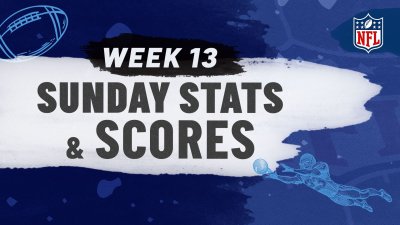 Stats and scores from NFL Sunday Week 13