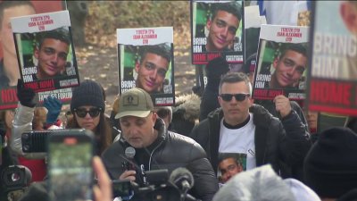 Crowds gather in Central Park to call for release of Hamas hostages