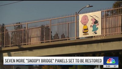 ‘Snoopy Bridge' in Tarzana nears completion of restoration