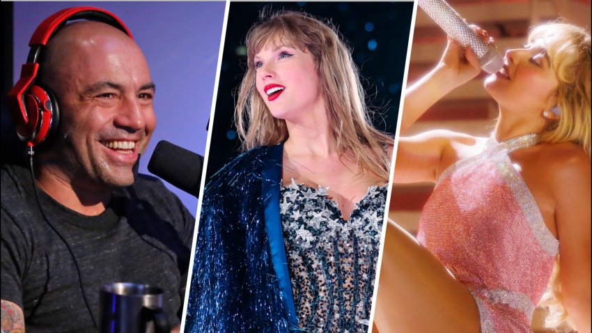 Joe Rogan, Taylor Swift and Sabrina Carpenter