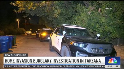 Burglars break into Tarzana home