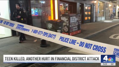 Teen killed, another hurt in Financial District attack