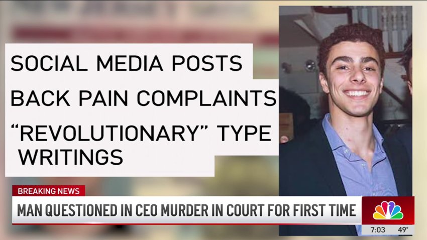 Person of interest in Manhattan CEO death makes first court appearance