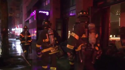 Massive fire rips through Moxy Hotel in Brooklyn